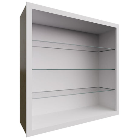 NDW3636 - Wall - Standard No Door Cabinet - 36 W X 36 H X 12 D - Frost