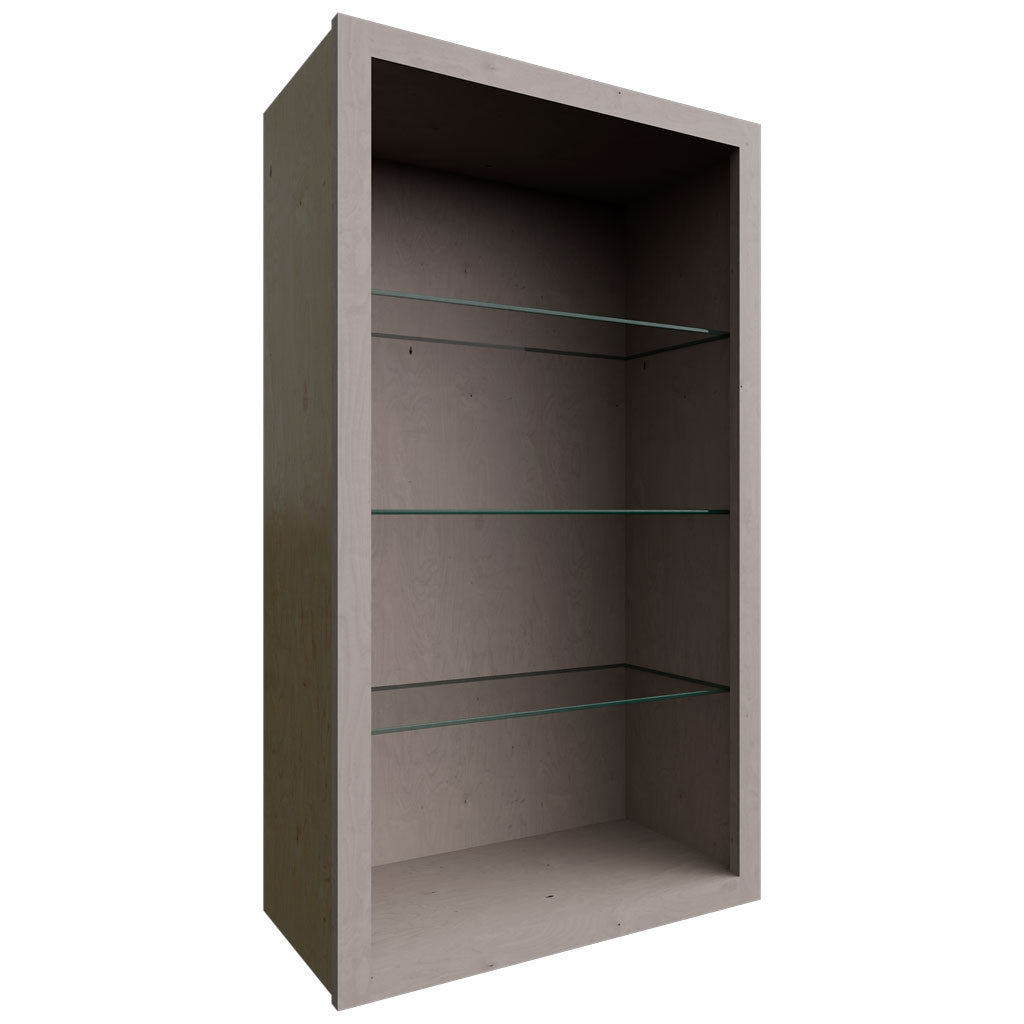 NDW2442 - Wall - Standard No Door Cabinet - 24 W X 42 H X 12 D - Horizon