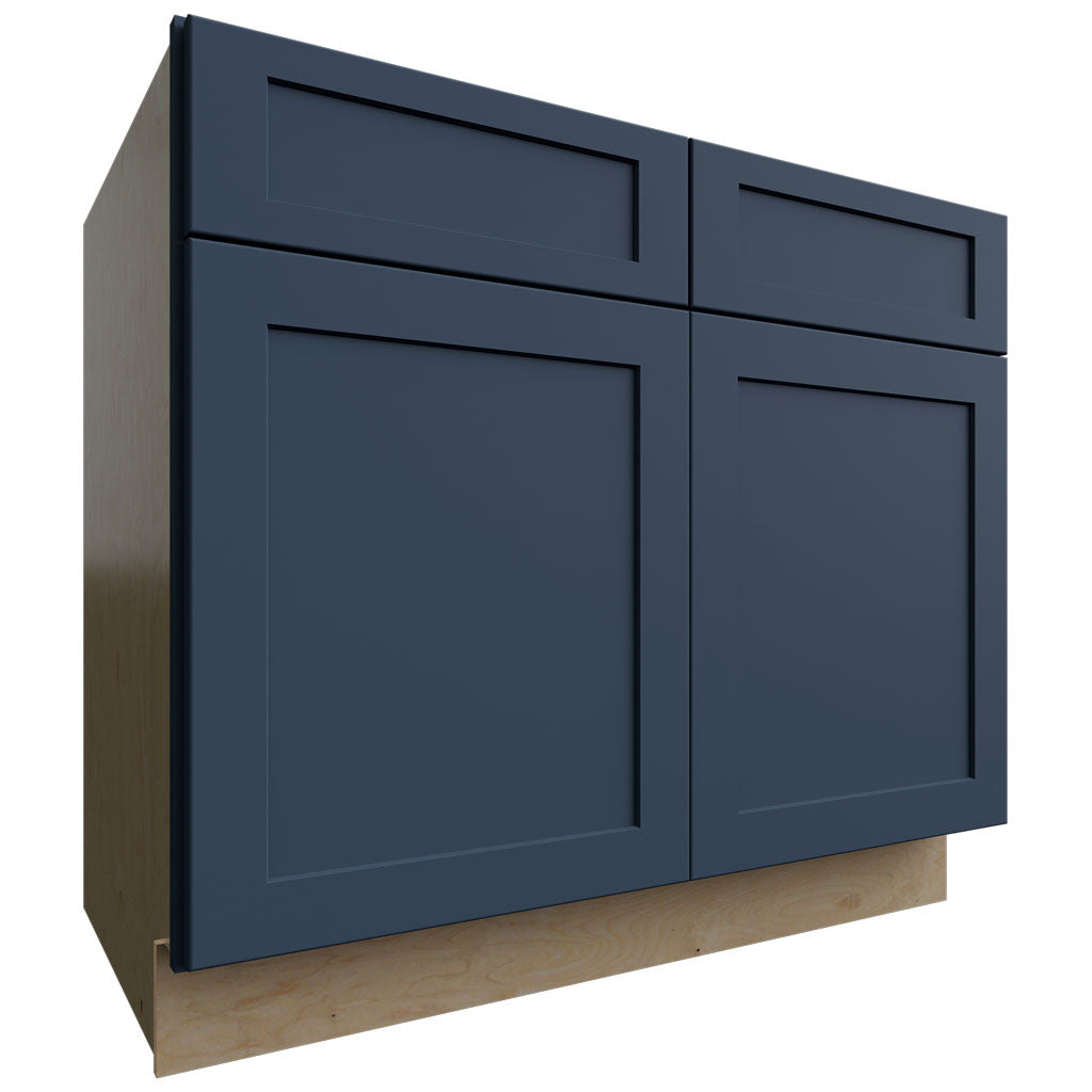 B39 - Base - Standard Cabinet - 39 W X 34-1 2 H X 24 D - Galaxy Indigo