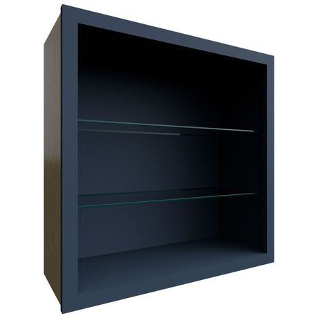 NDW3030 - Wall - Standard No Door Cabinet - 30 W X 30 H X 12 D - Indigo