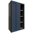 WBC2442 - Wall Corner - Blind Cabinet - 24 W X 42 H X 12 D - Galaxy Indigo