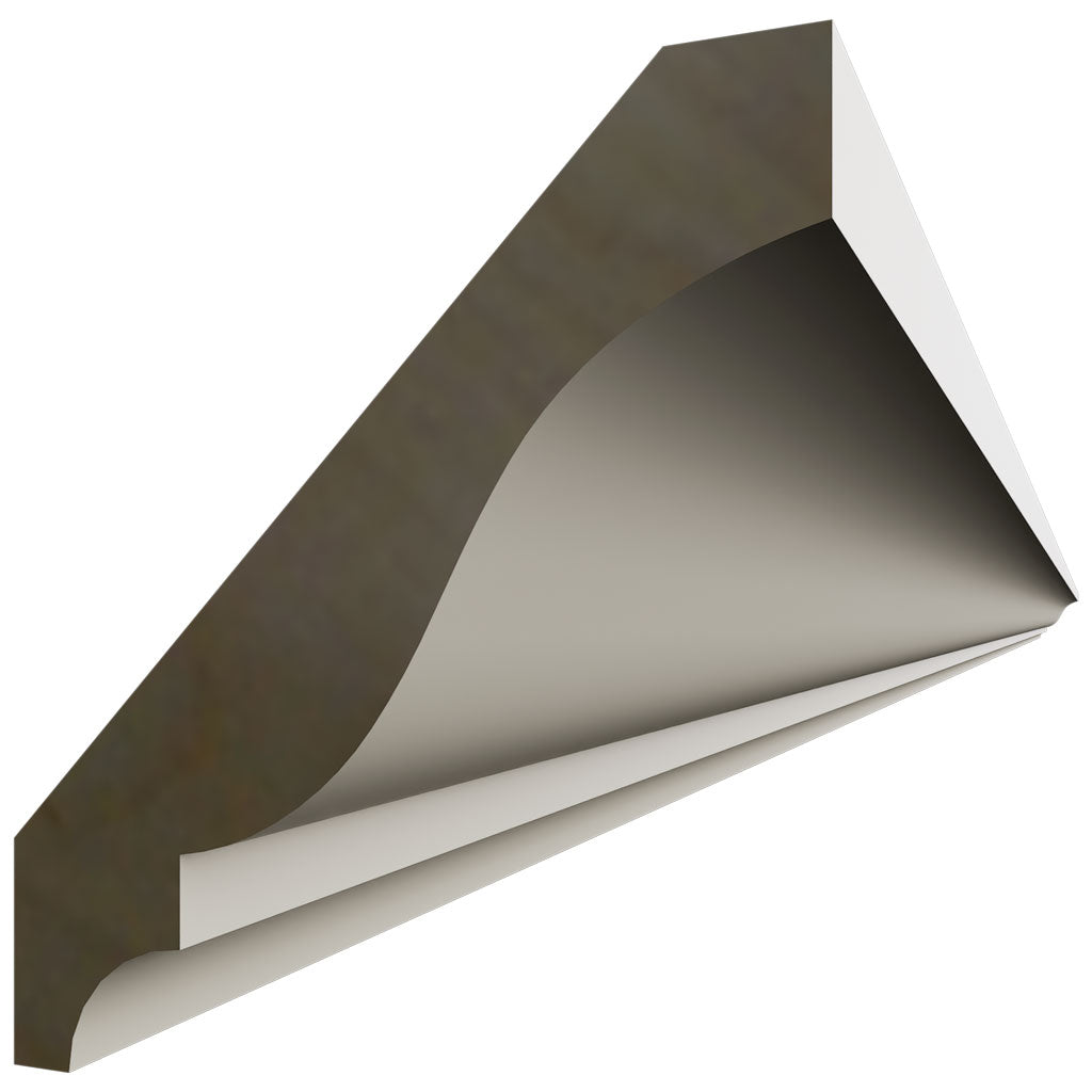 CM-6 - Crown Molding - 96 W X 3-3 8 H X 2-1 2 D - Linen
