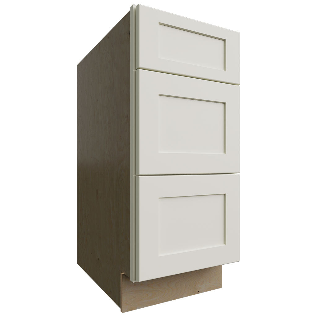 DB15 - Base - 3 Drawers Cabinet - 15 W X 34-1 2 H X 24 D - Galaxy Linen
