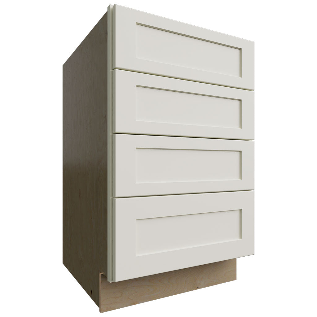 DB21-4 - Base - 4 Drawers Cabinet - 21 W X 34-1 2 H X 24 D - Galaxy Linen