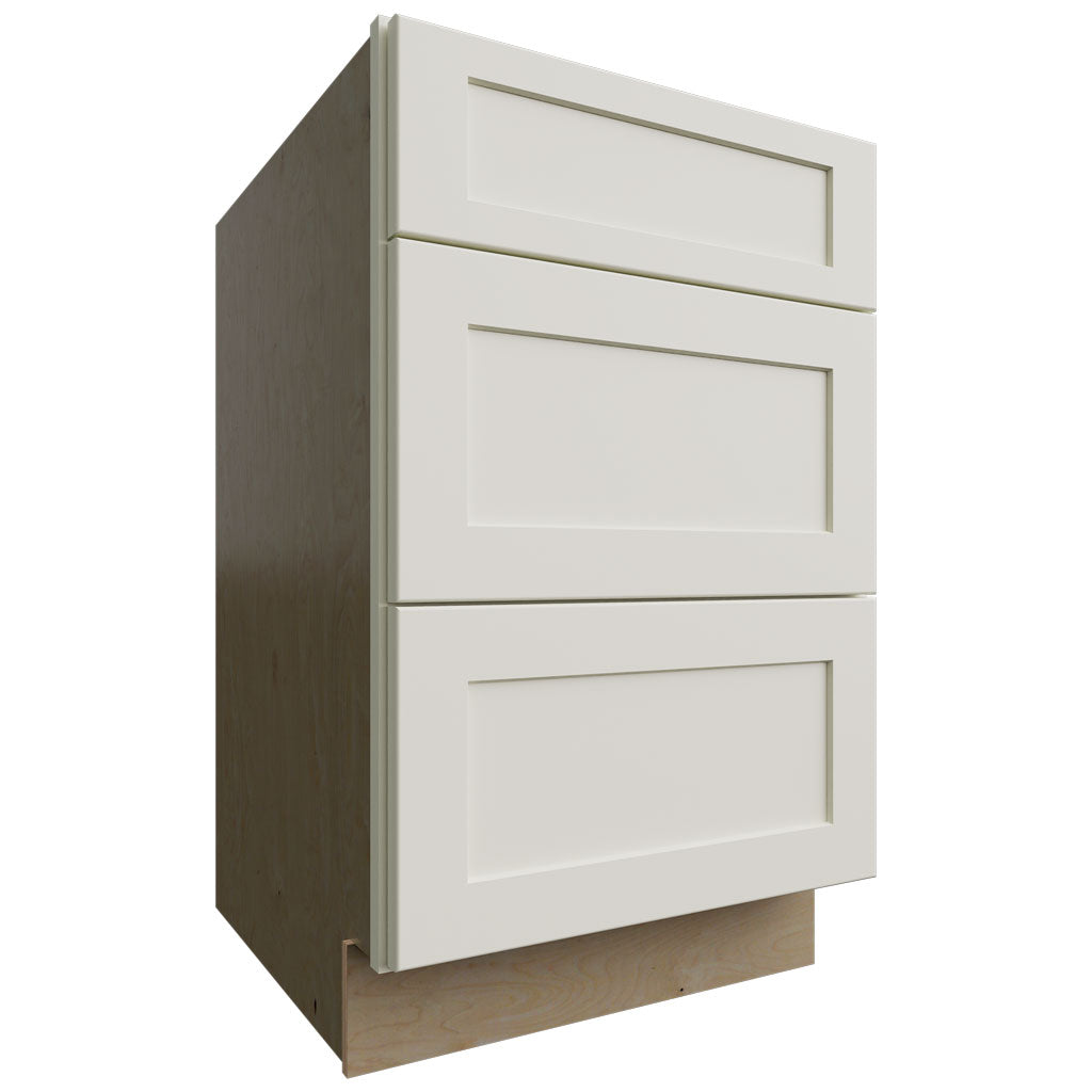 DB21 - Base - 3 Drawers Cabinet - 21 W X 34-1 2 H X 24 D - Galaxy Linen
