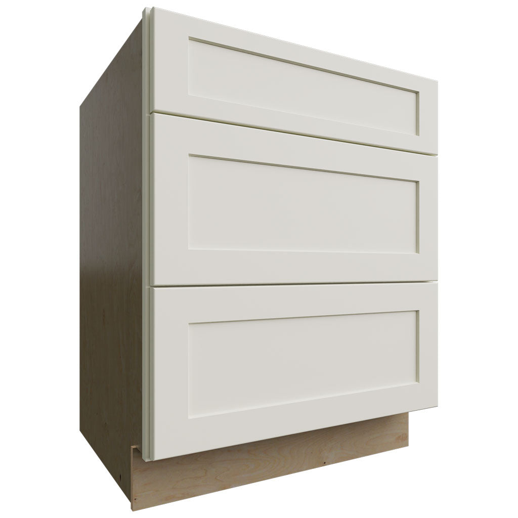 DB27 - Base - 3 Drawers Cabinet - 27 W X 34-1 2 H X 24 D - Galaxy Linen
