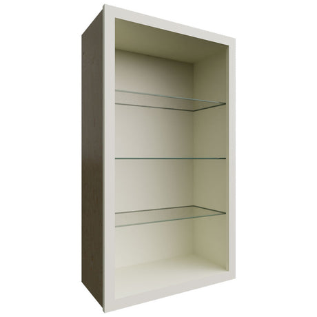 NDW2442 - Wall - Standard No Door Cabinet - 24 W X 42 H X 12 D - Linen
