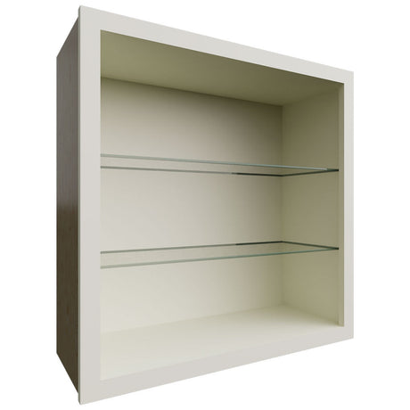 NDW3030 - Wall - Standard No Door Cabinet - 30 W X 30 H X 12 D - Linen