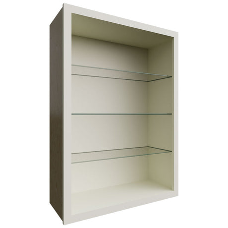 NDW3042 - Wall - Standard No Door Cabinet - 30 W X 42 H X 12 D - Linen