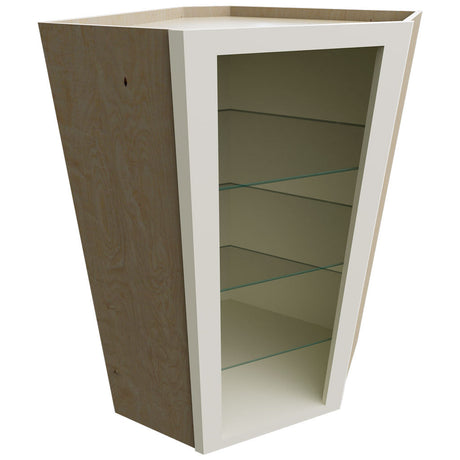 NDWDC2442 - Wall Corner - Diagonal No Door Cabinet - 24 W X 42 H X 24 D - Linen