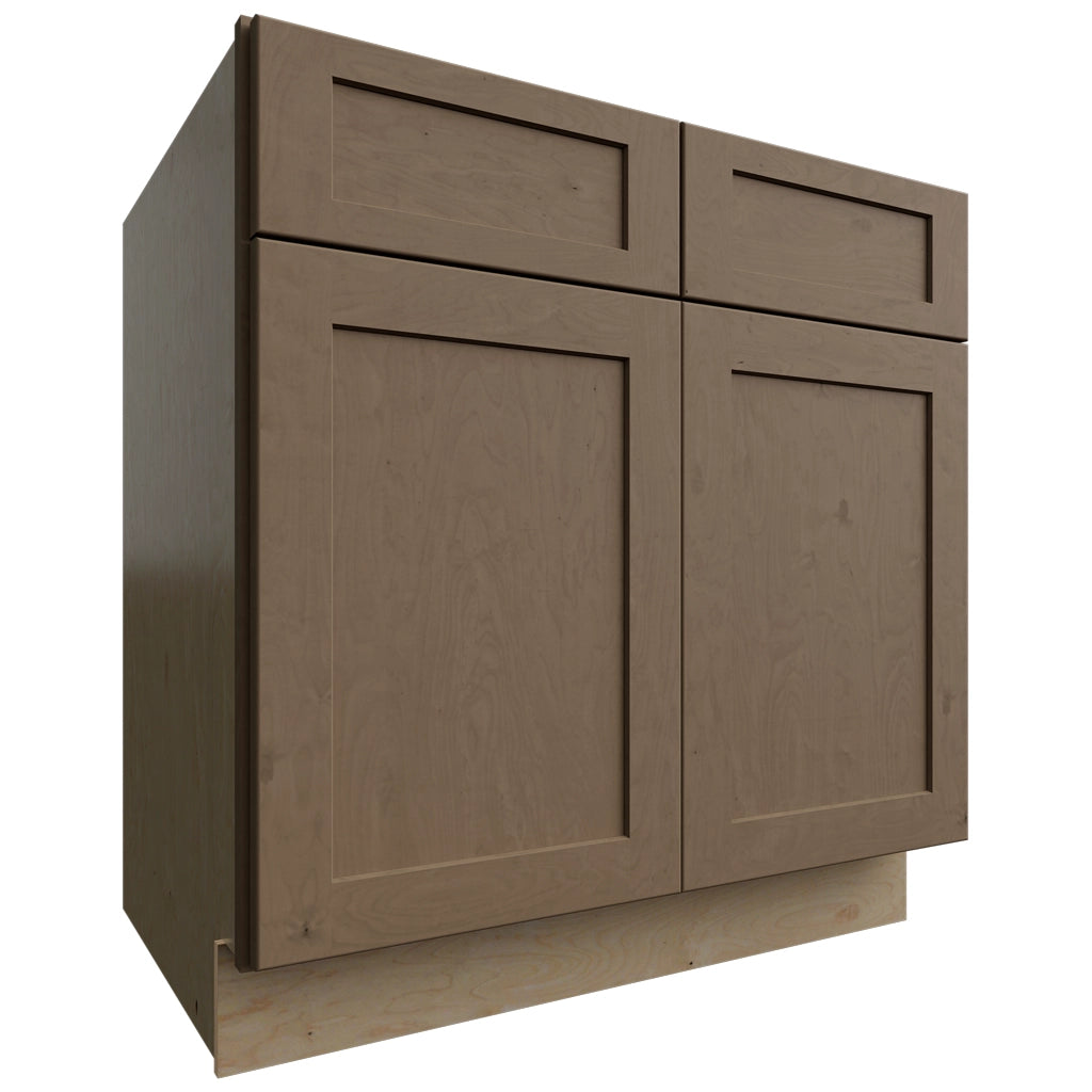 B33 ( Base | Standard Cabinet - 33"W X 34-1/2"H X 24"D ) | Galaxy Mocha