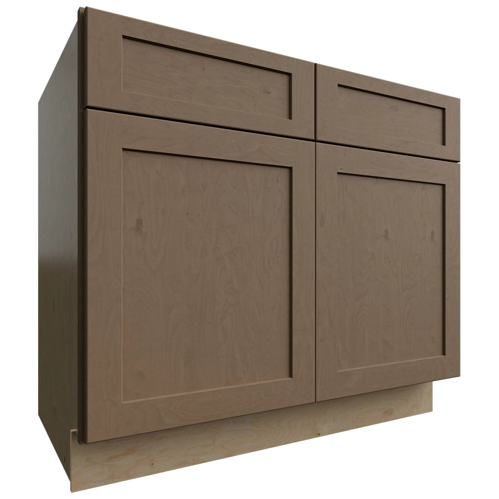 B39 (Base | Gabinete estándar - 39" de ancho x 34-1/2" de alto x 24" de profundidad) | Galaxy Mocha