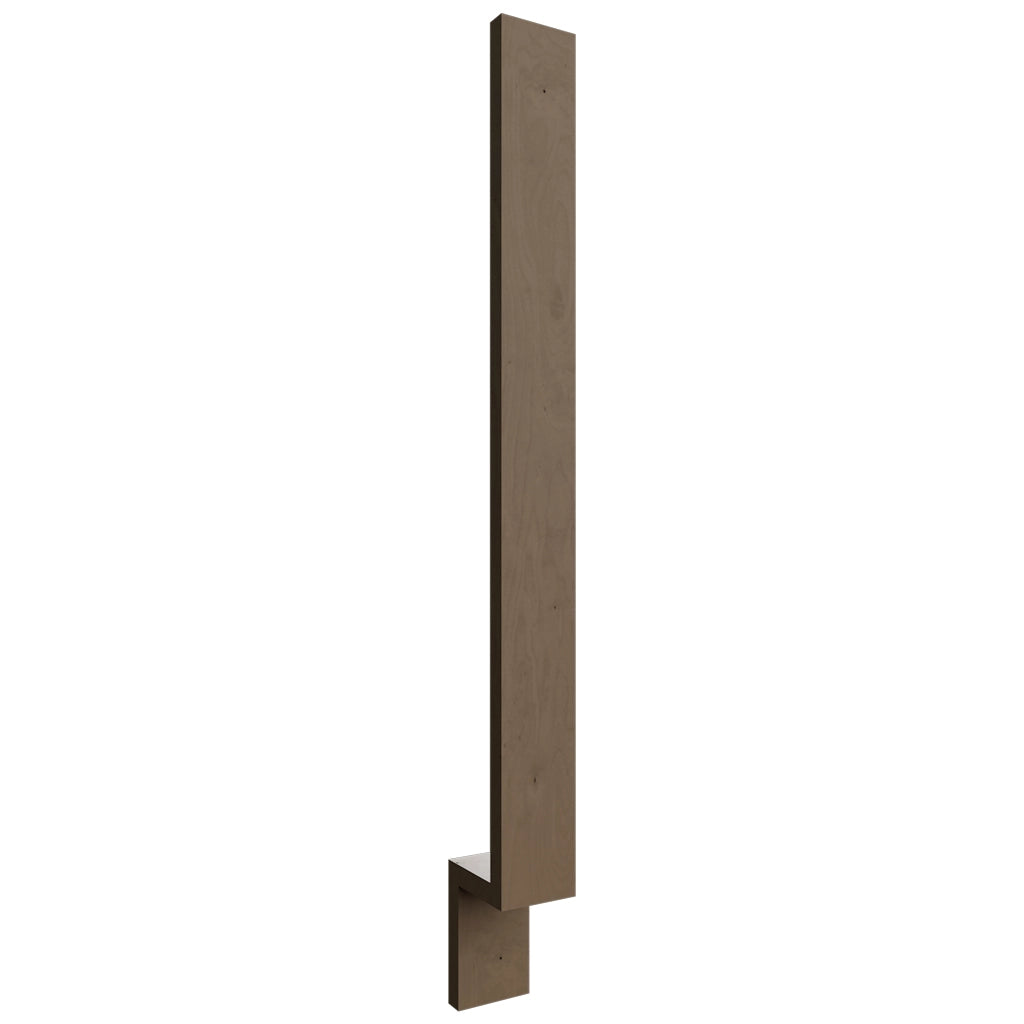 BF3 (Base | Relleno - 3" de ancho x 34-1/2" de alto x 3/4" de profundidad) | Moca