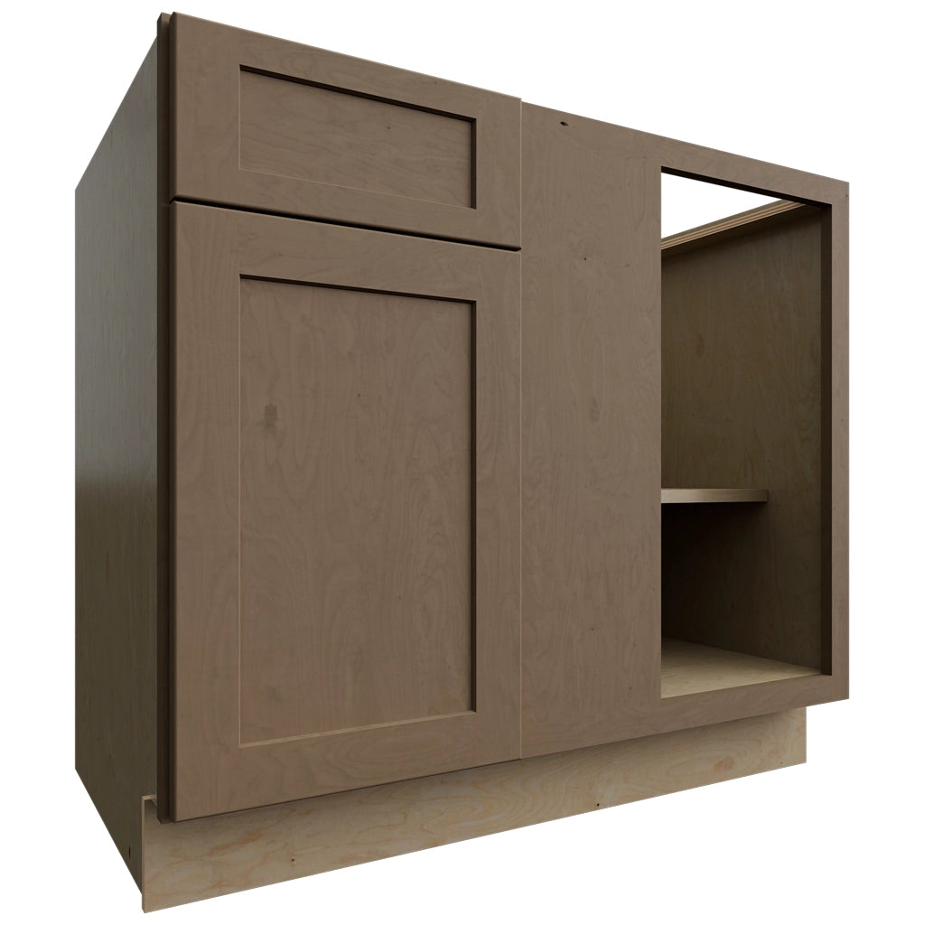 BLB42/45 ( Base Corner | Blind Cabinet - 42"W X 34-1/2"H X 24"D ) | Galaxy Mocha