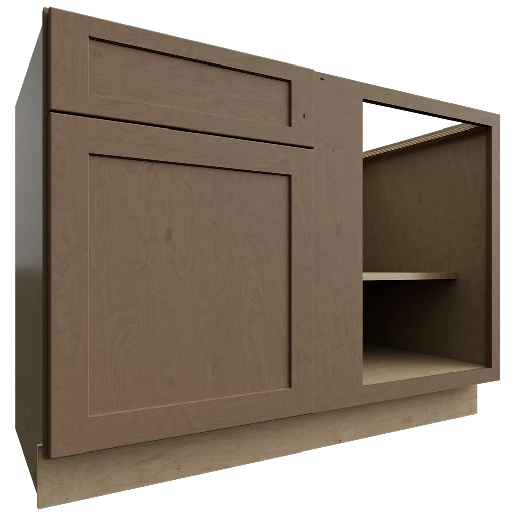 BLB48/51 (Esquina base | Gabinete ciego - 48" de ancho x 34-1/2" de alto x 24" de profundidad) | Galaxy Mocha