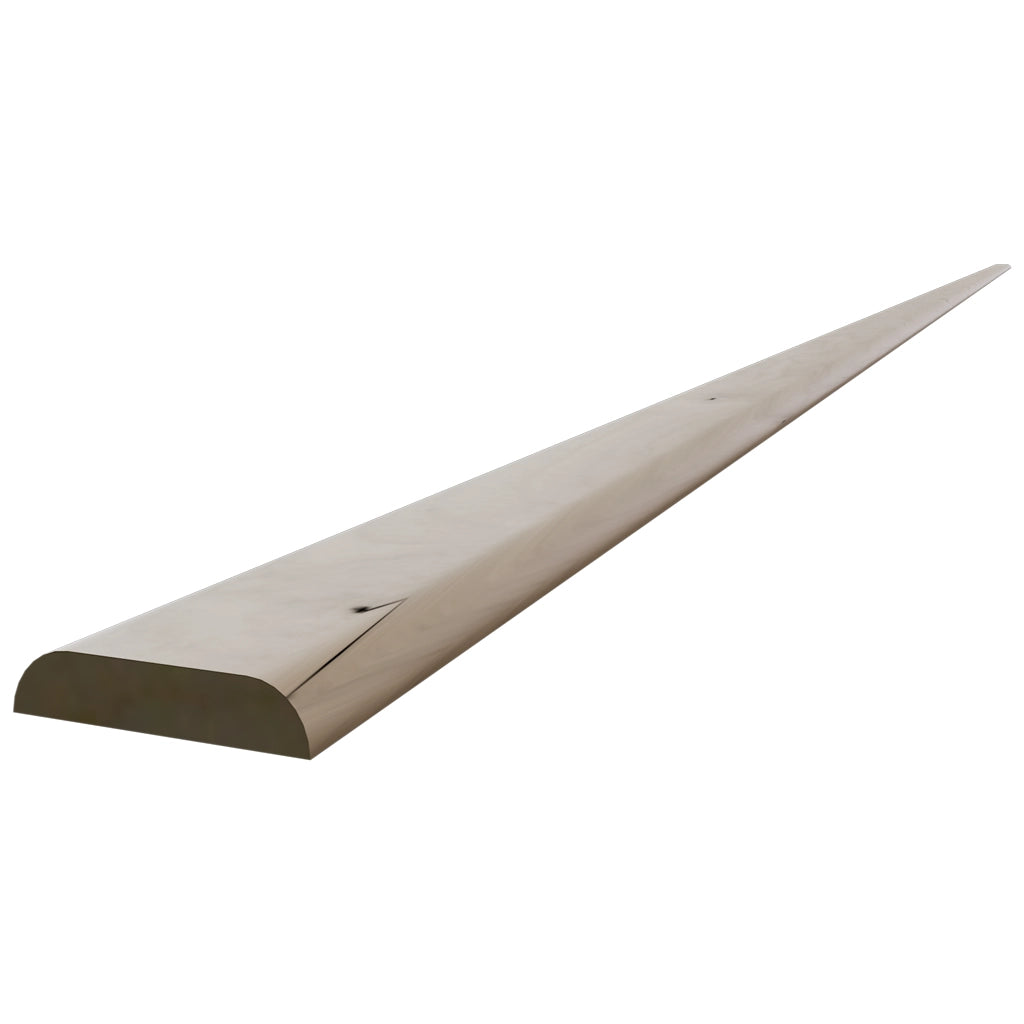 BM1 1/4 (Moldura de listones - 96" de ancho x 1-1/4" de alto x 1/4" de profundidad) | Mocha