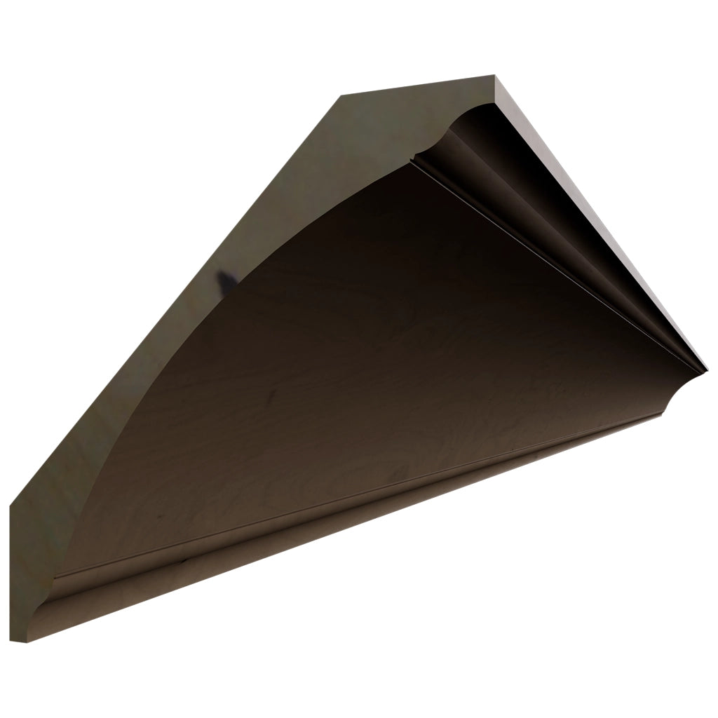 CM-7 ( Crown Molding - 96"W X 4-1/2"H X 4-1/2"D ) | Mocha