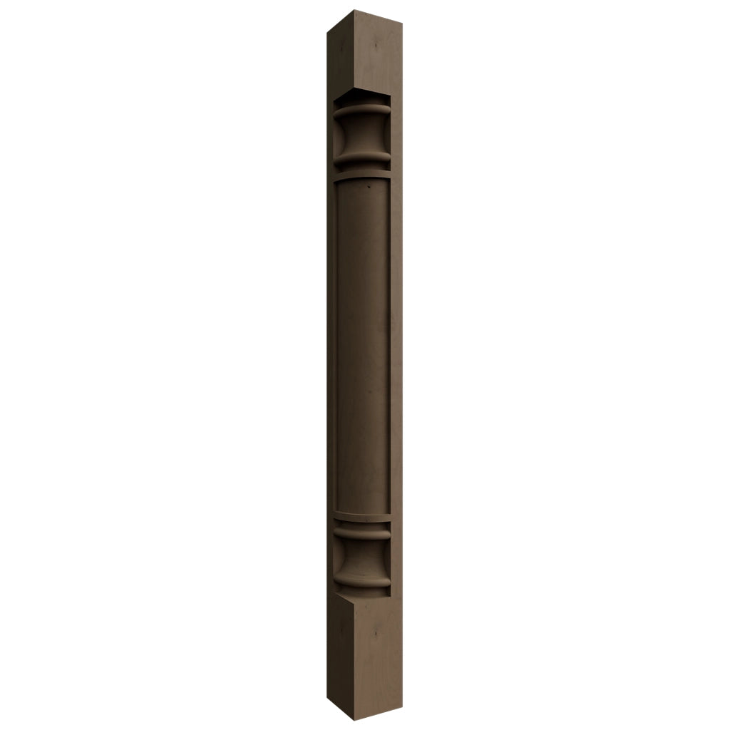 CP36 ( Base | Corner Post - 3"W X 36-1/2"H X 3"D ) | Mocha