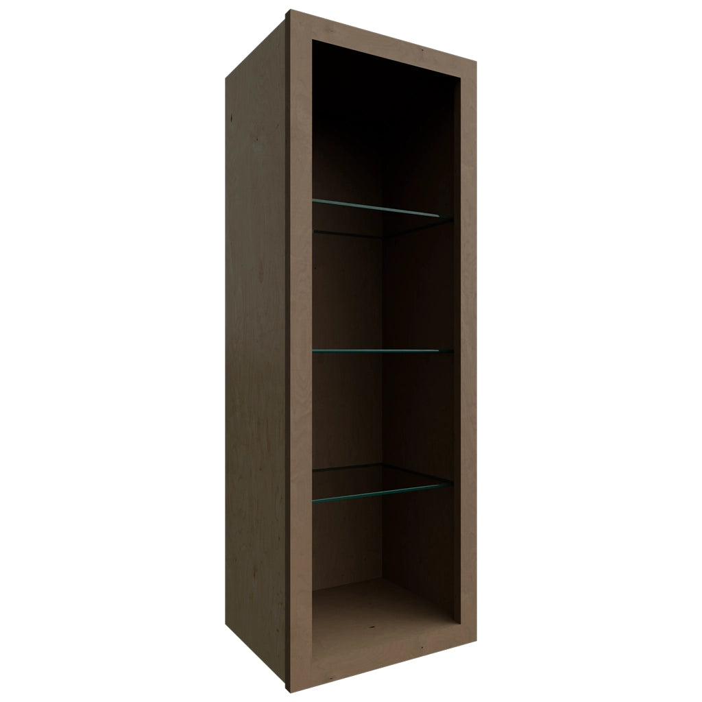 NDW1542 ( Wall | Standard No Door Cabinet - 15"W X 42"H X 12"D ) | Mocha