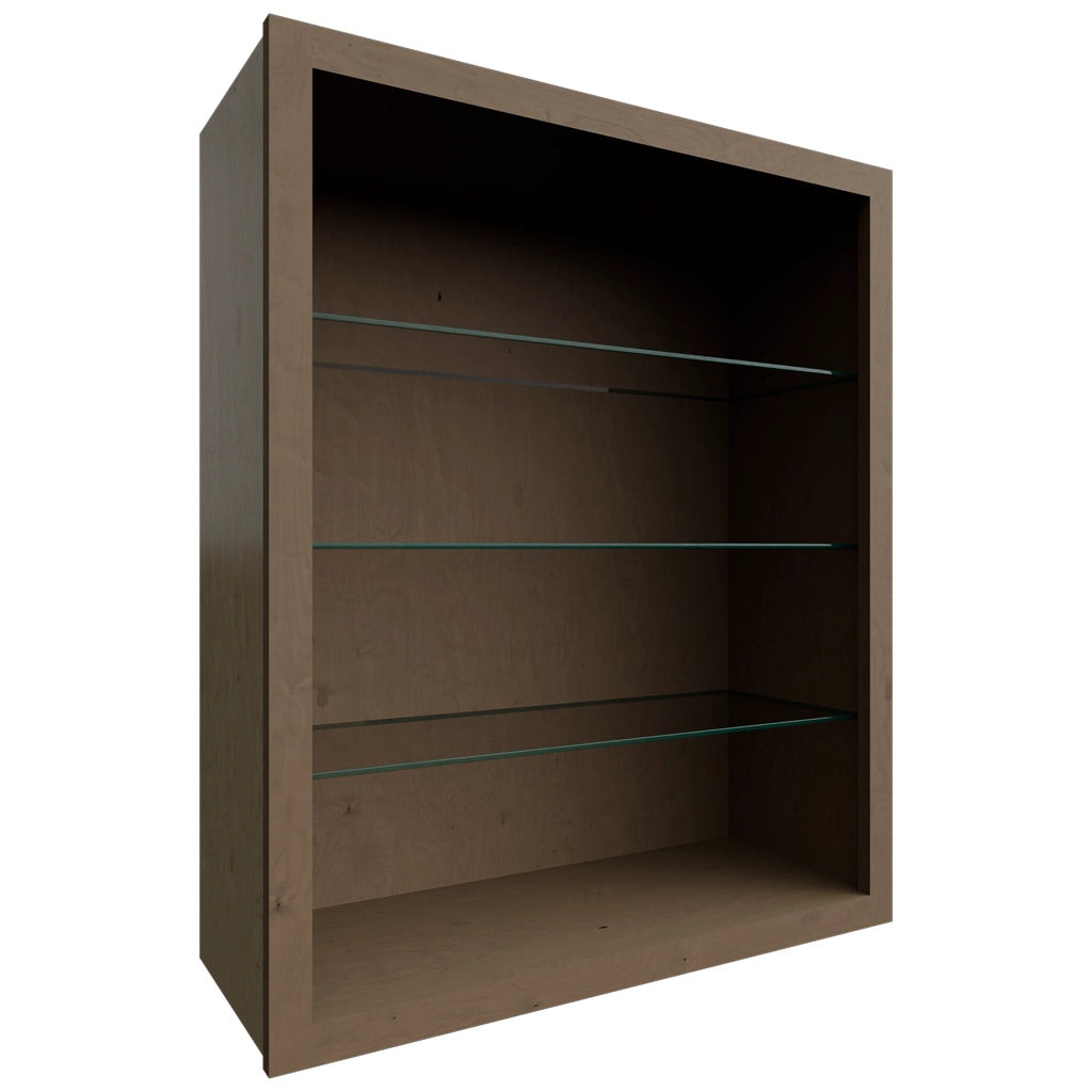 NDW3036 ( Wall | Standard No Door Cabinet - 30"W X 36"H X 12"D ) | Mocha