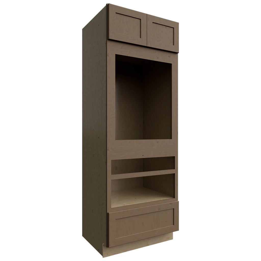 OC3384D ( Tall | Oven Cabinet Double - 33"W X 84"H X 24"D ) | Galaxy Mocha