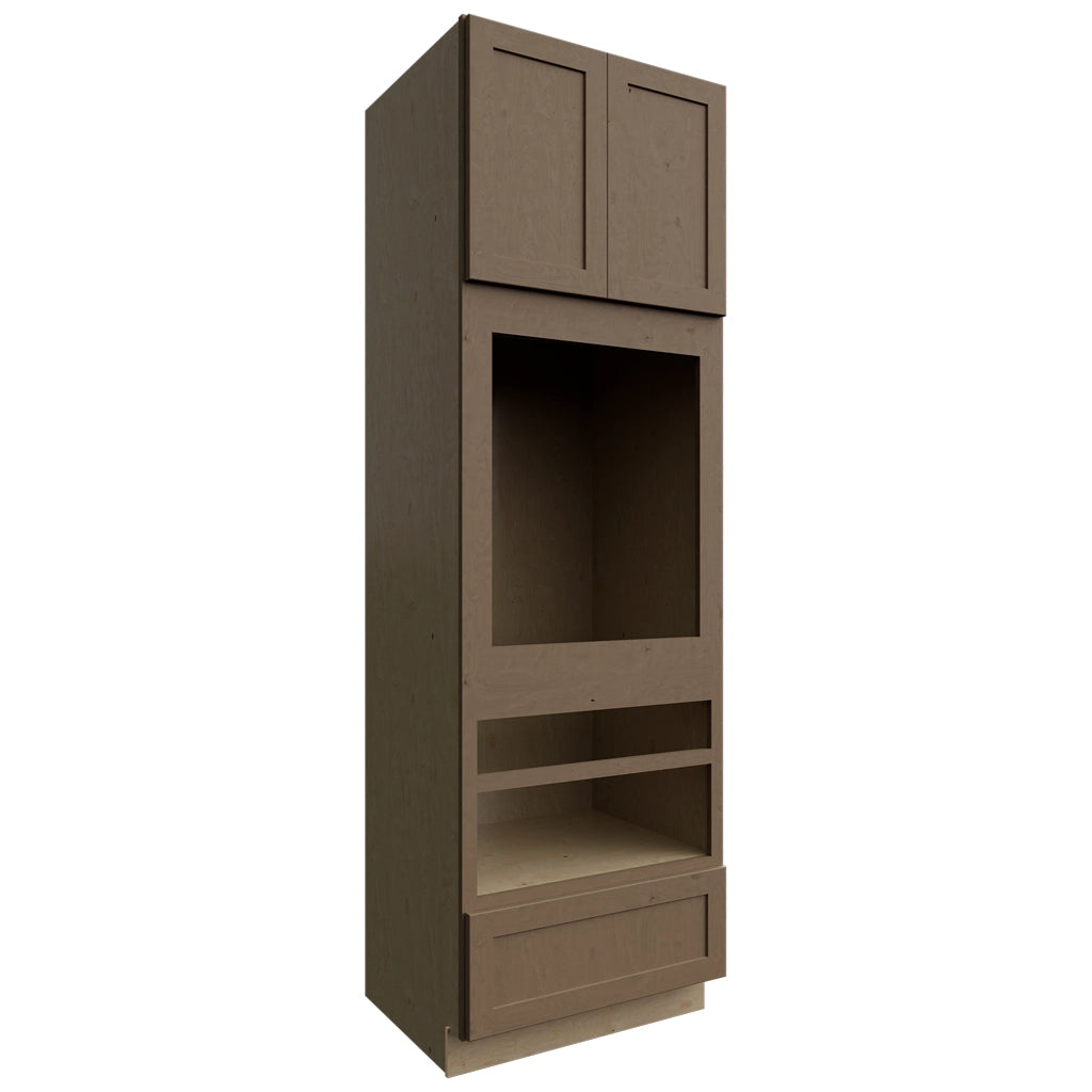 OC3396D (Alto | Gabinete para horno doble - 84 cm de ancho x 244 cm de alto x 61 cm de profundidad) | Galaxy Mocha