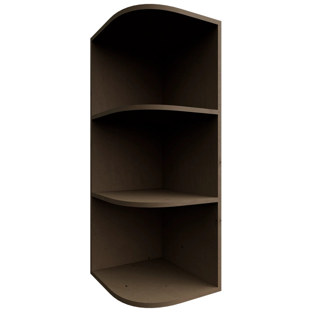 OE1230 ( Wall | Open End Cabinet - 12"W X 30"H X 12"D ) | Mocha
