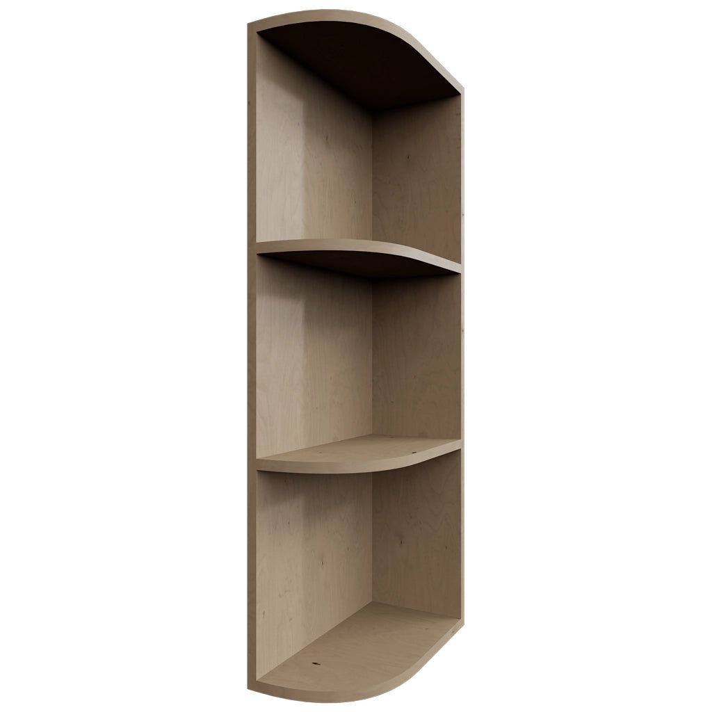 OER630 ( Wall | Open End Cabinet - 6"W X 30"H X 12"D ) | Mocha