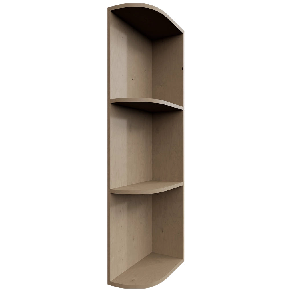 OER636 ( Wall | Open End Cabinet - 6"W X 36"H X 12"D ) | Mocha