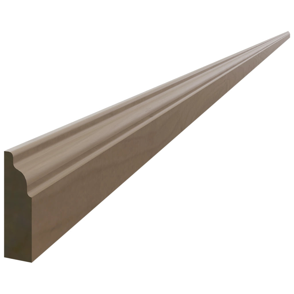 SM8-D ( Decorative Scribe Molding - 96"W X 1-1/4"H X 3/8"T ) | Mocha
