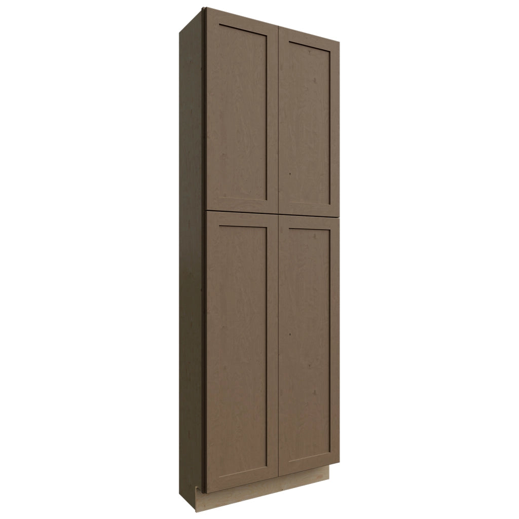TP301290 ( Tall | Pantry Cabinet - 30"W X 90"H X 12"D ) | Galaxy Mocha