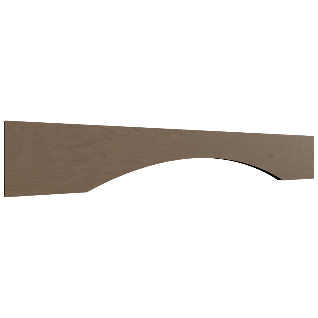 VAR36 ( Wall | Arched Valance - 36"W X 5-1/2"H X 3/4"T ) | Mocha