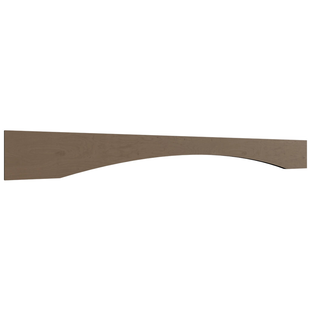 VAR54 ( Wall | Arched Valance - 54"W X 5-1/2"H X 3/4"T ) | Mocha