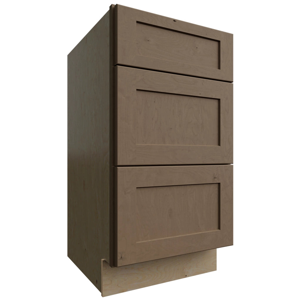 VDB18-34 ( Vanity | Drawer Cabinet - 18"W X 34-1/2"H X 21"D ) | Galaxy Mocha