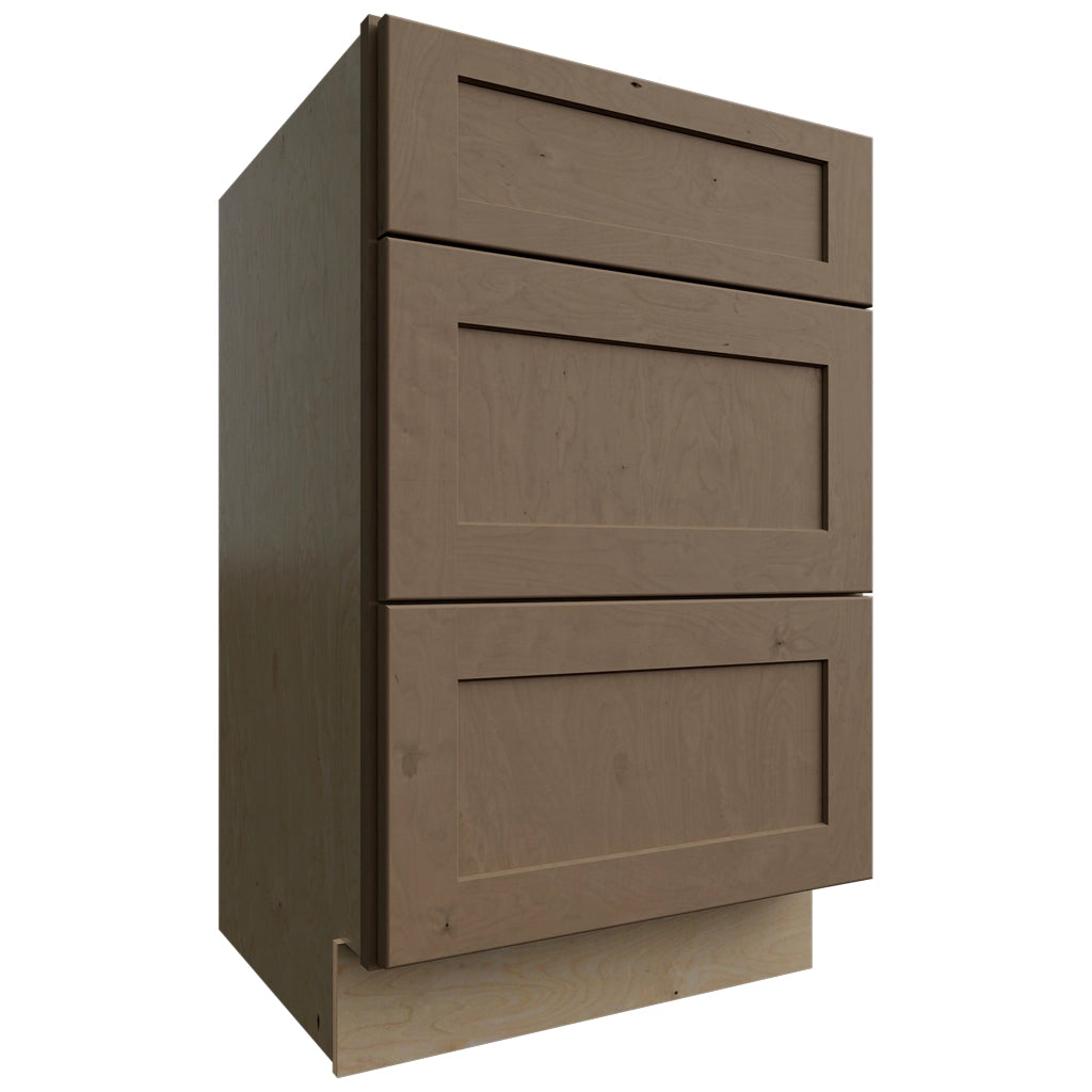 VDB21-34 ( Vanity | Drawer Cabinet - 21"W X 34-1/2"H X 21"D ) | Galaxy Mocha