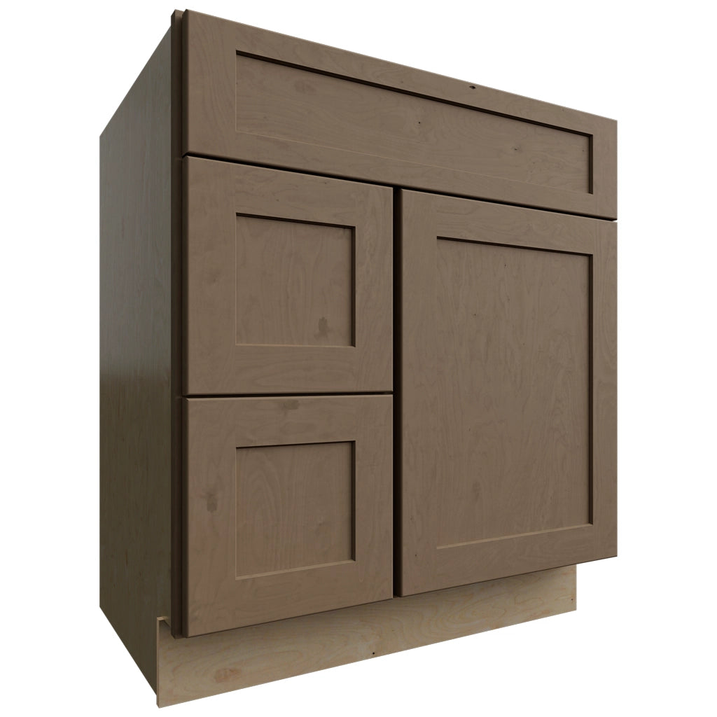 VSD30DL ( Vanity | Combo Cabinet - 30"W X 34-1/2"H X 21"D ) | Galaxy Mocha