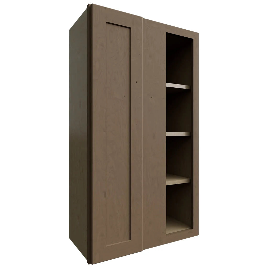 WBC2442 - Wall Corner - Blind Cabinet - 24 W X 42 H X 12 D - Galaxy Mocha
