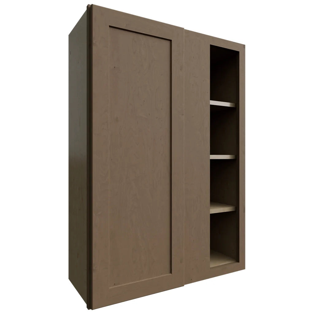 WBC3042 - Wall Corner - Blind Cabinet - 30 W X 42 H X 12 D - Galaxy Mocha