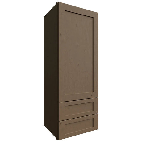 WD1848 - Wall - Drawer Cabinet - 18 W X 48 H X 15 D - Galaxy Mocha
