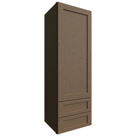 WD1854 - Wall - Drawer Cabinet - 18 W X 54 H X 15 D - Galaxy Mocha