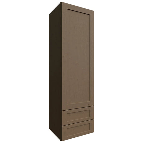 WD1860 - Wall - Drawer Cabinet - 18 W X 60 H X 15 D - Galaxy Mocha