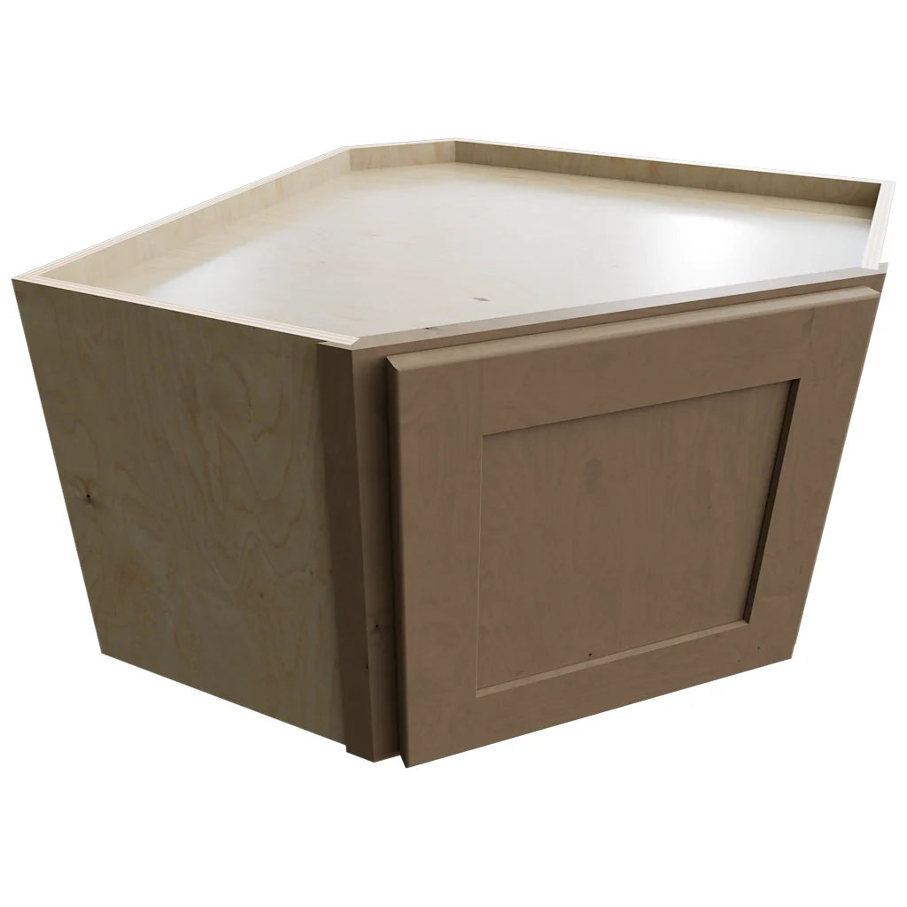 WDC2415 - Wall Corner - Diagonal Cabinet - 24 W X 15 H X 24 D - Galaxy Mocha