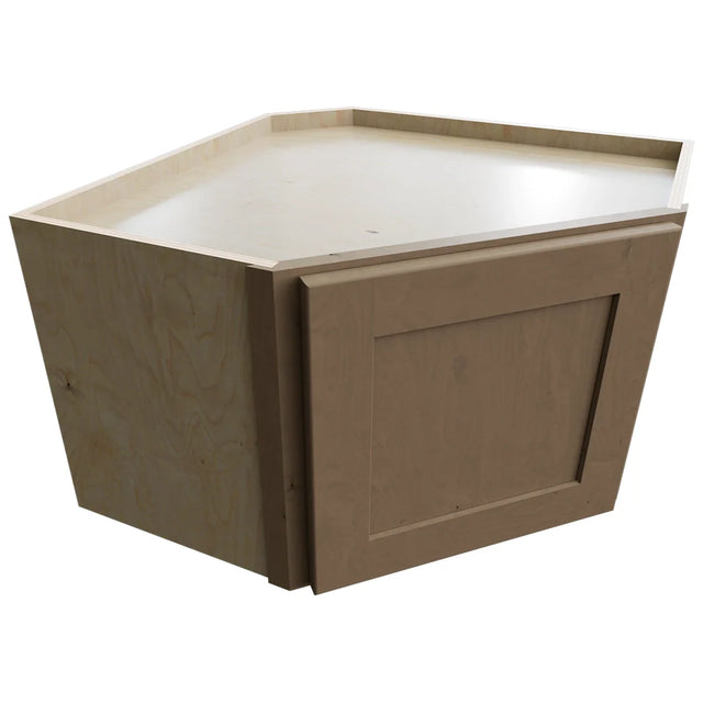 WDC2415 - Wall Corner - Diagonal Cabinet - 24 W X 15 H X 24 D - Galaxy Mocha