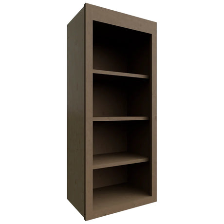 WOS1842 - Wall - Open Shelf - 18 W X 42 H X 12 D - Galaxy Mocha