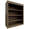 WOS3036 - Wall - Open Shelf - 30 W X 36 H X 12 D - Galaxy Mocha