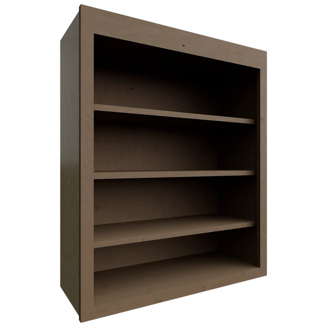 WOS3036 - Wall - Open Shelf - 30 W X 36 H X 12 D - Galaxy Mocha