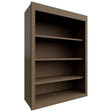 WOS3042 - Wall - Open Shelf - 30 W X 42 H X 12 D - Galaxy Mocha