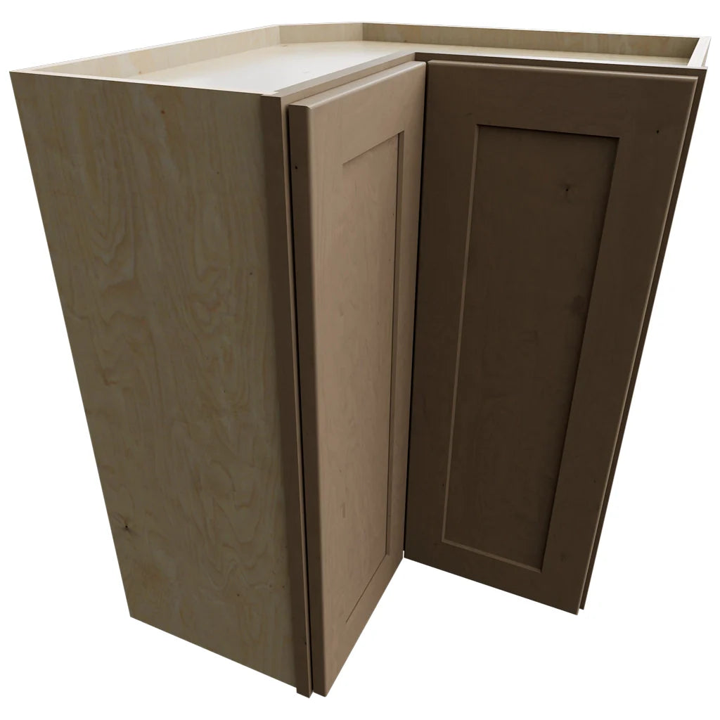 WPC2430 - Wall Corner - Pie Cabinet - 24 W X 30 H X 24 D - Galaxy Mocha