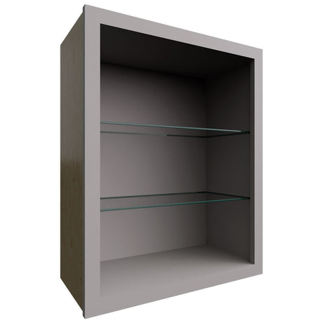 NDW2430 - Wall - Standard No Door Cabinet - 24 W X 30 H X 12 D - Nickel