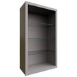 NDW2442 - Wall - Standard No Door Cabinet - 24 W X 42 H X 12 D - Nickel